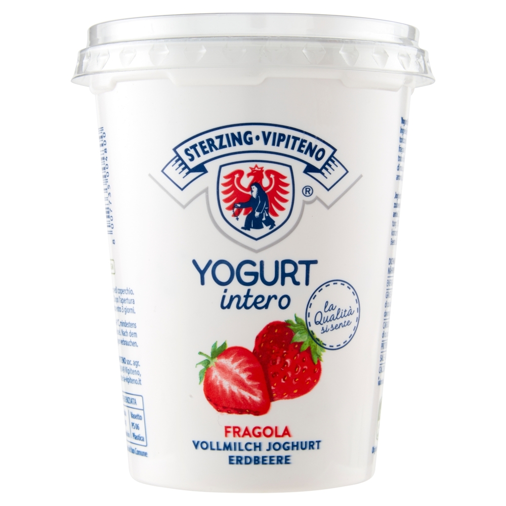 Yogurt Intero alla Fragola, 500 g